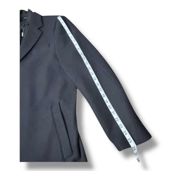 NWT Kenneth Cole Awearness Long Coat Navy Removable Bib Single Breast Men’s XL - Picture 7 of 14